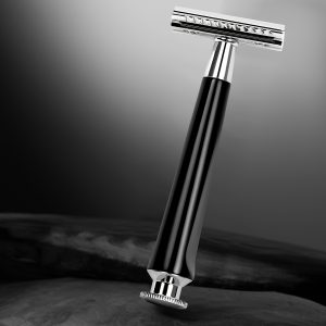 Elegant Stainless Steel Safety Razor For Men - Double Edge, Butterfly Open,, Vintage Design